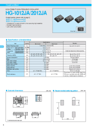Datasheet HG-1012JA manufacturer Неопределенные
